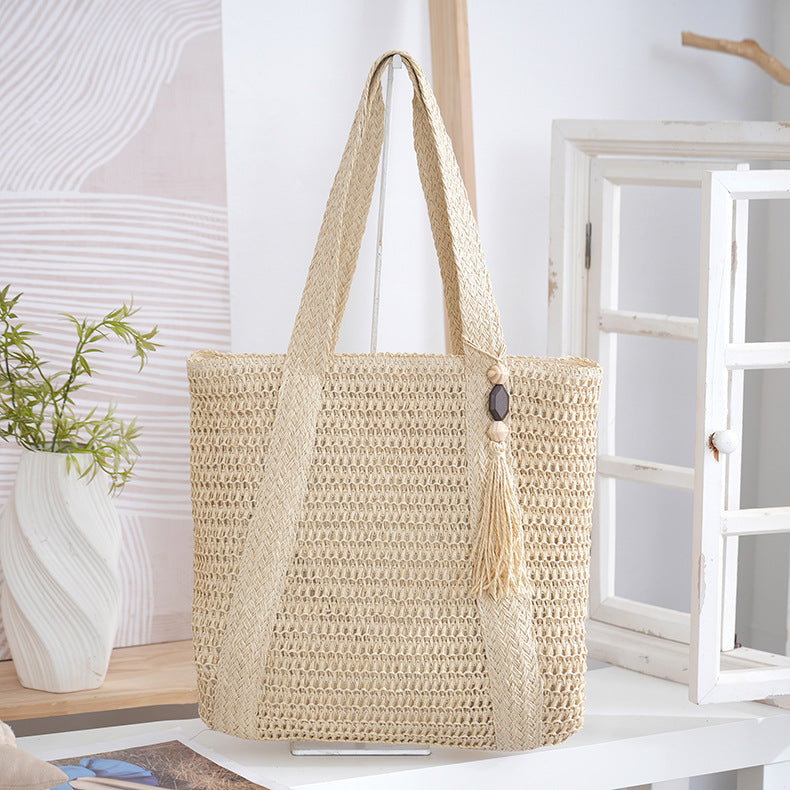 Geräumige Flecht-Tote Bag Brehn