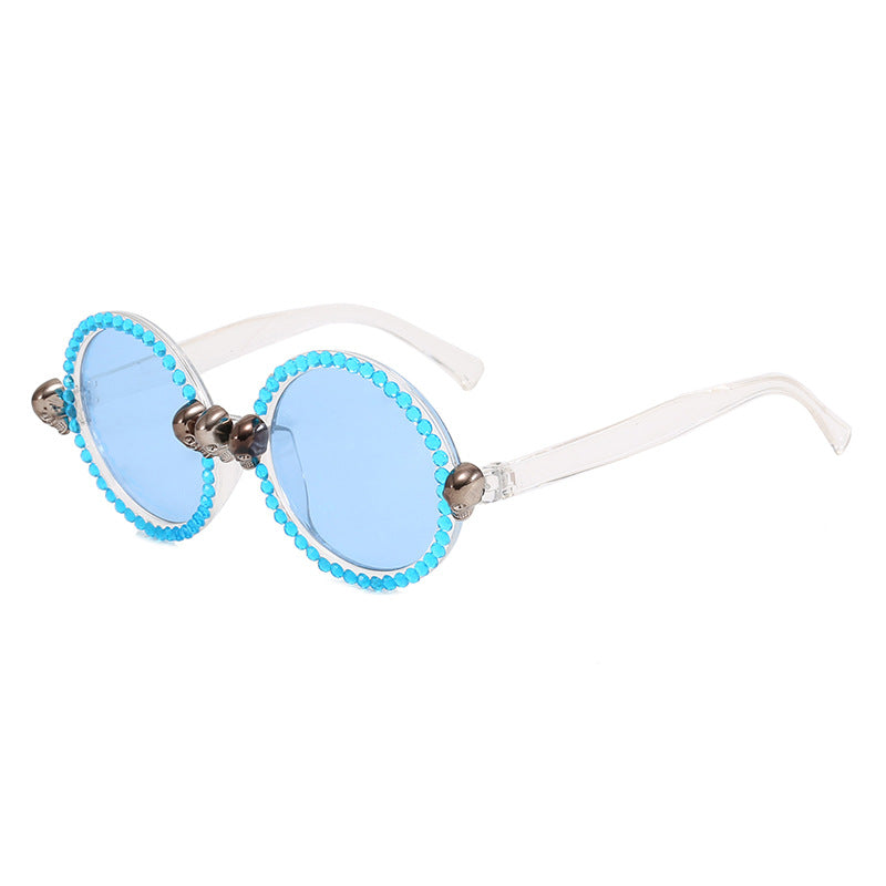 Damen Extravagante runde Sonnenbrille Brehn