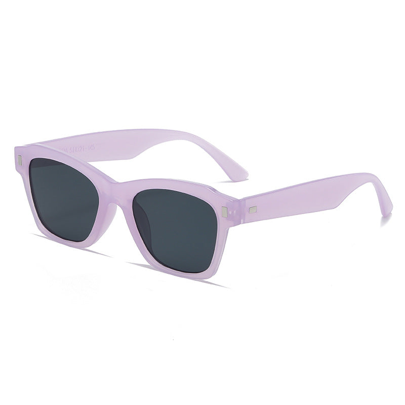 Damen modische Sonnenbrille mit transparentem Rahmen und hochwertigem UV-Schutz Brehn