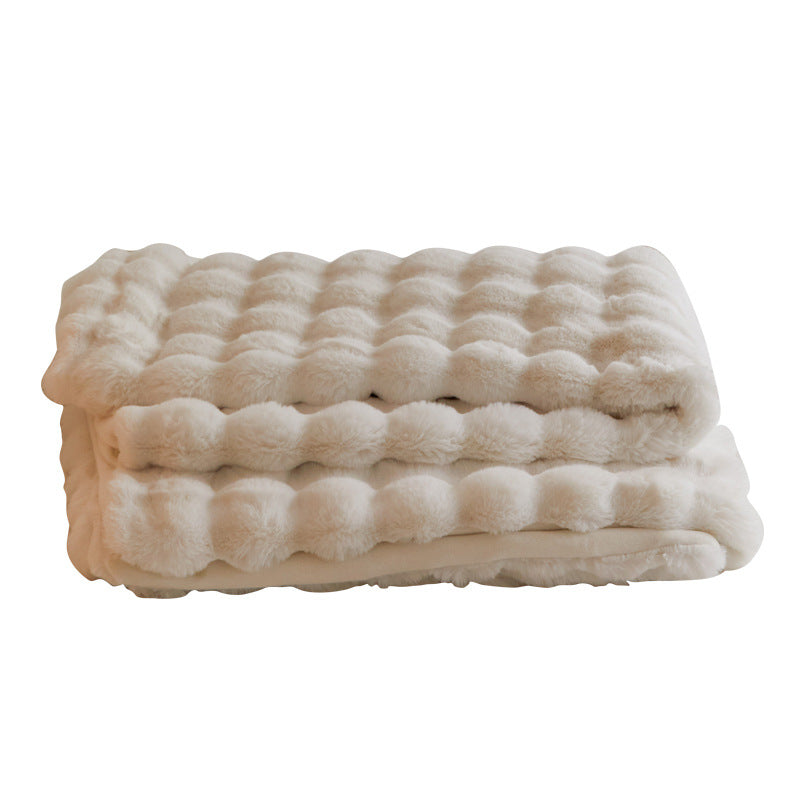 Luxuriöse Kunstfell-Wohndecke mit extraweicher High‑Pile-Struktur und Thermofutter