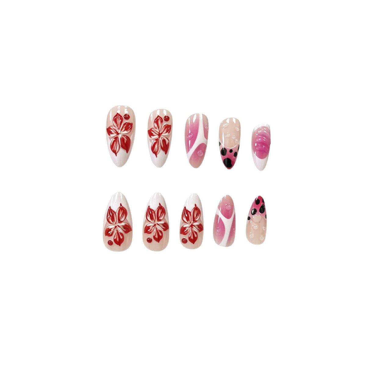 Künstlerische Blumen-Nagelkunst-Verstärkungen Brehn 1789915352