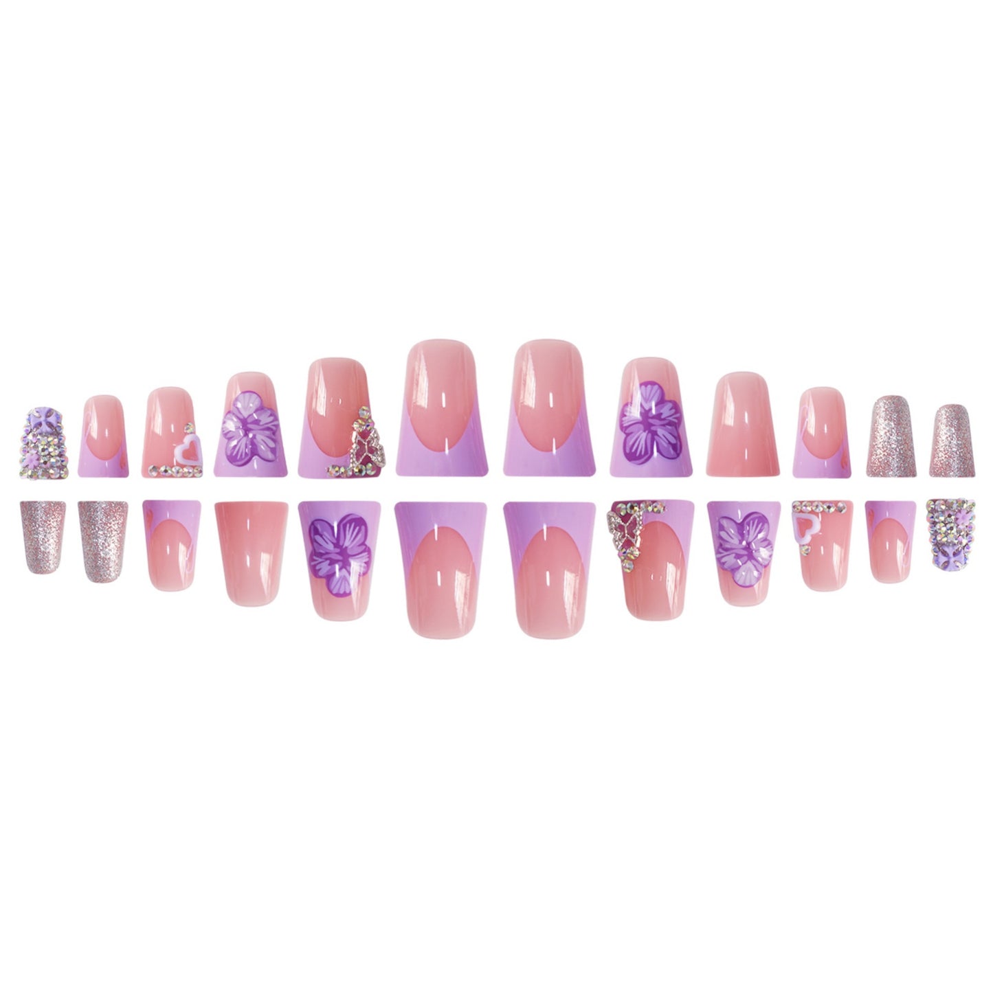 Kreative Blumen Acryl Nagelkunst Brehn