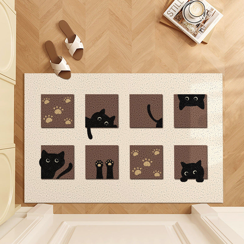 Verspielt Katzen-Themen Fußmatte