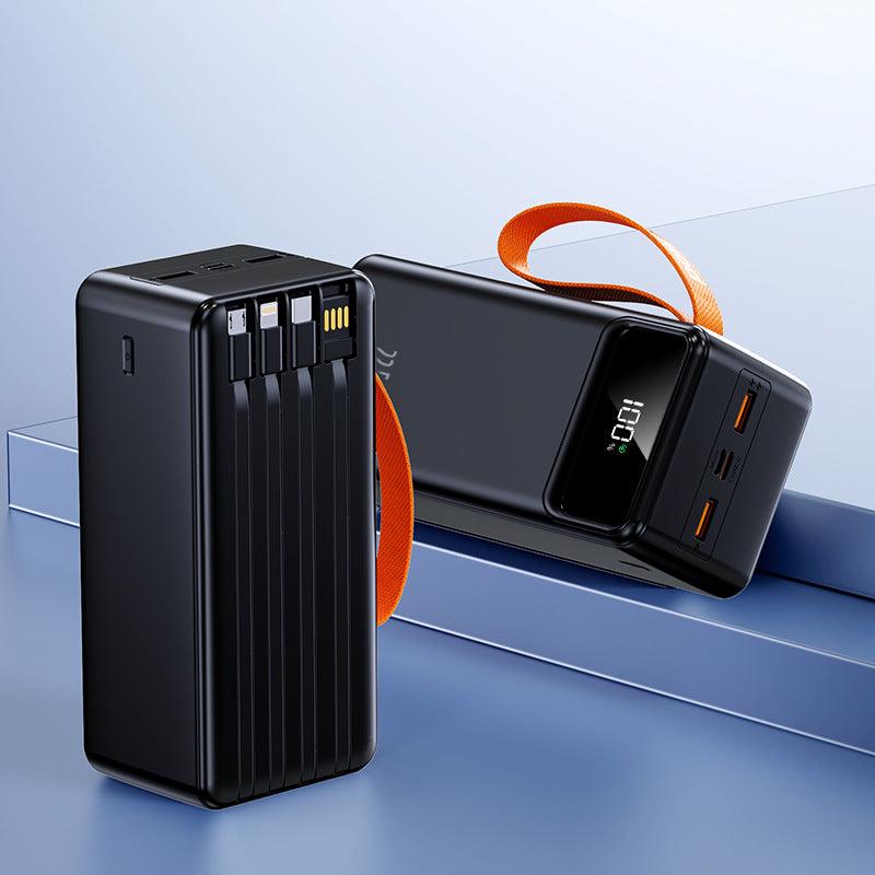 Hochleistungs Powerbank mit integrierter Kabelaufwicklung Brehn
