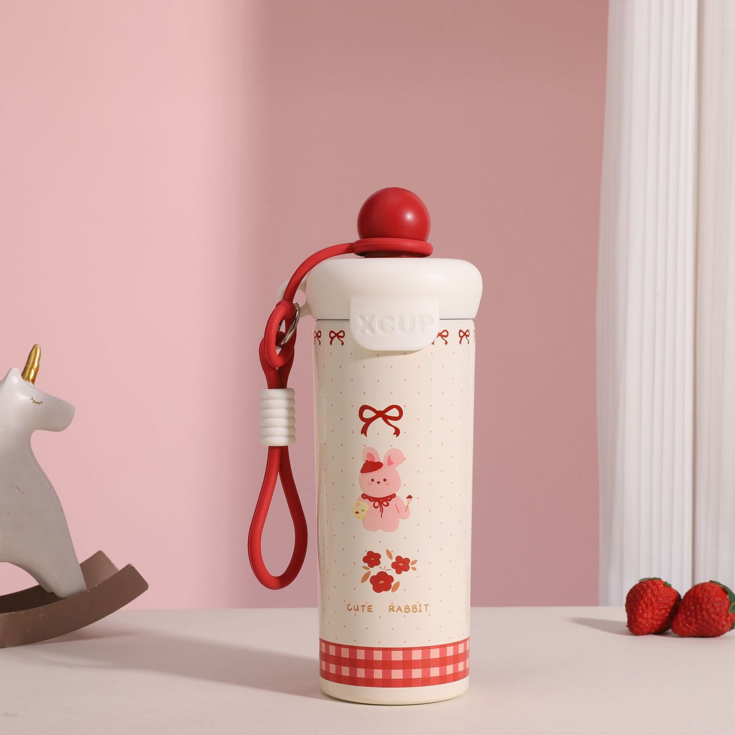 Damen niedliche Trinkflasche mit tierischem Design Brehn