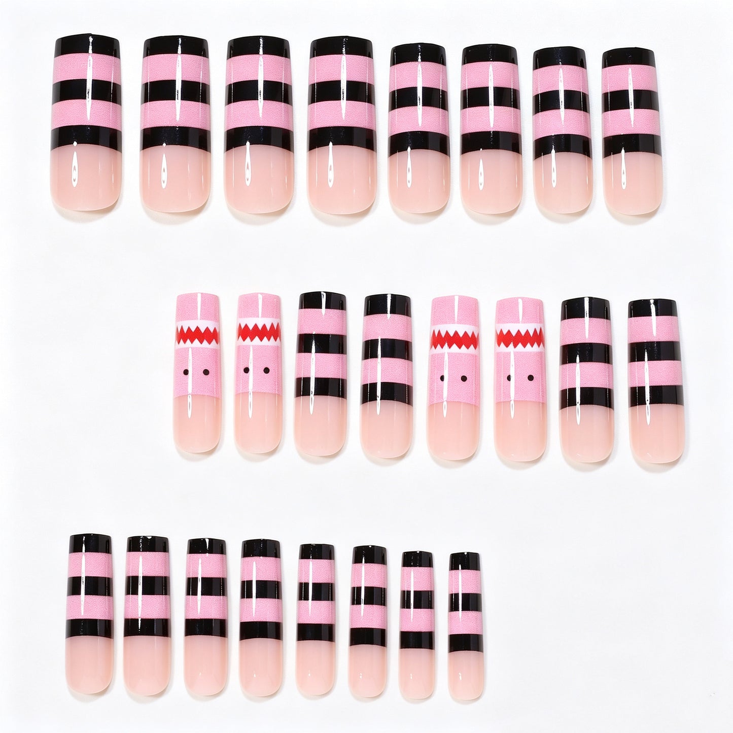 Verspielte Cartoon-Themen-Nagelwraps Brehn