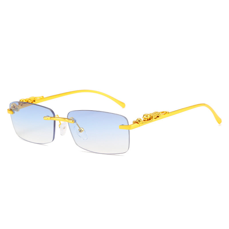 Damen modische Sonnenbrille mit kunstvollen Verzierungen Brehn