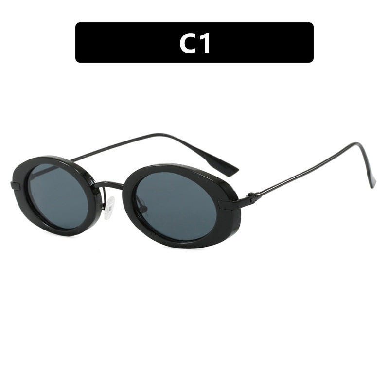 Damen modische Sonnenbrille im eleganten Ovaldesign Brehn