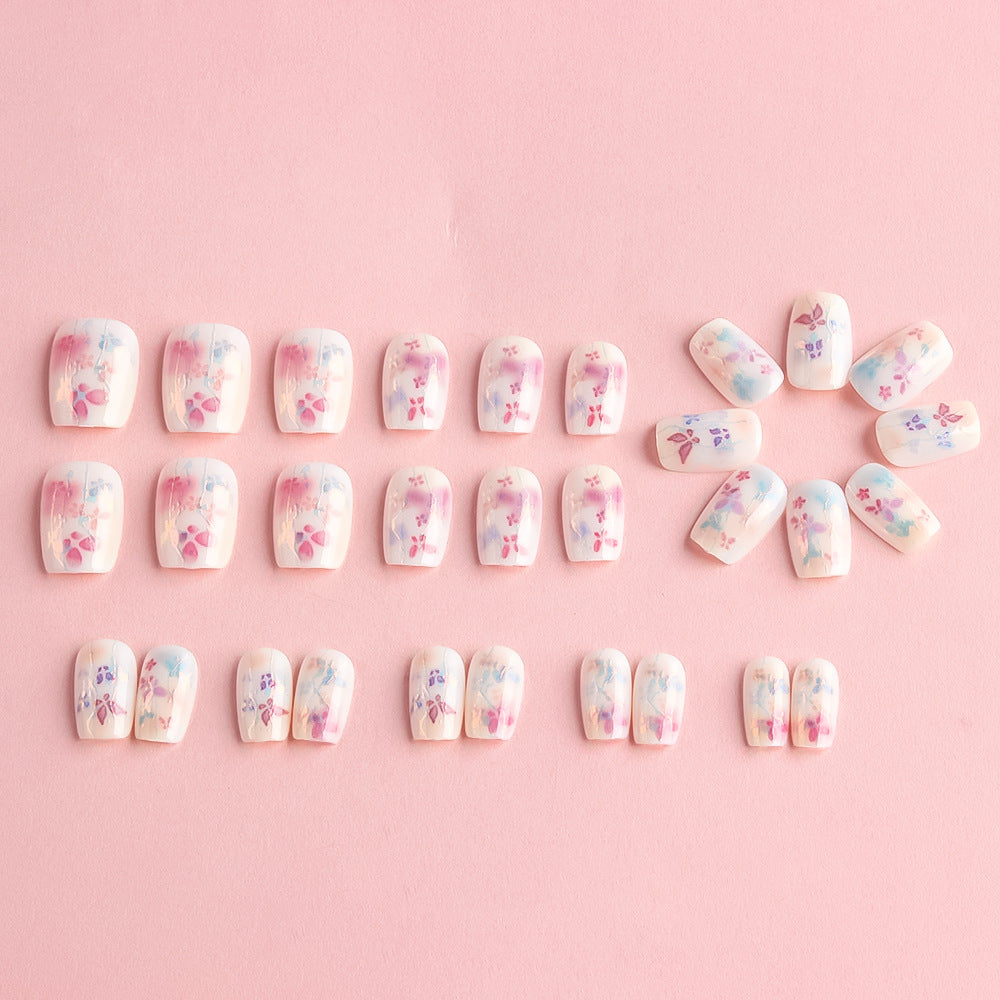 Künstlerisches Floral Nagelkunst Set Brehn