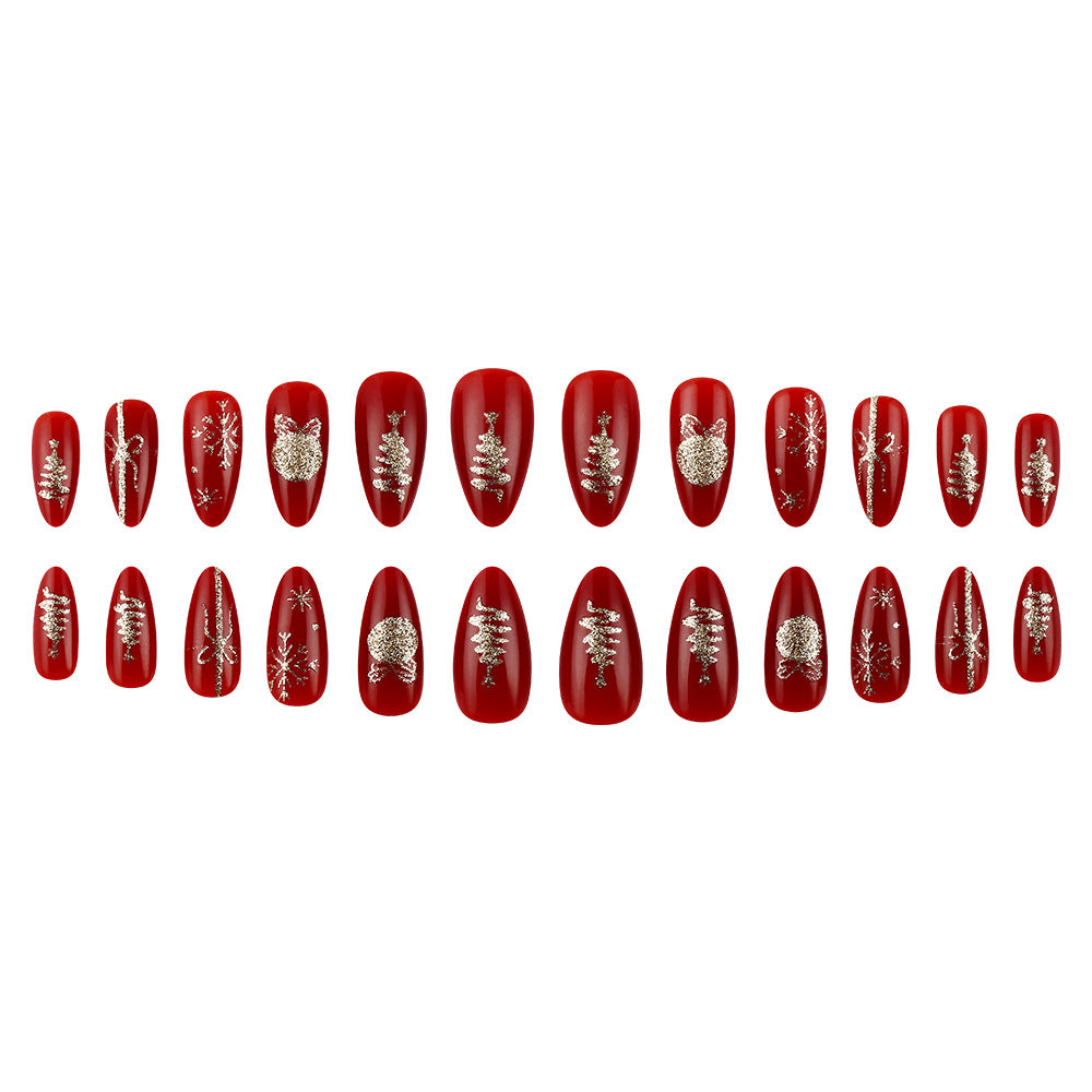 Festliches thematisches dekoratives Nagelset Brehn