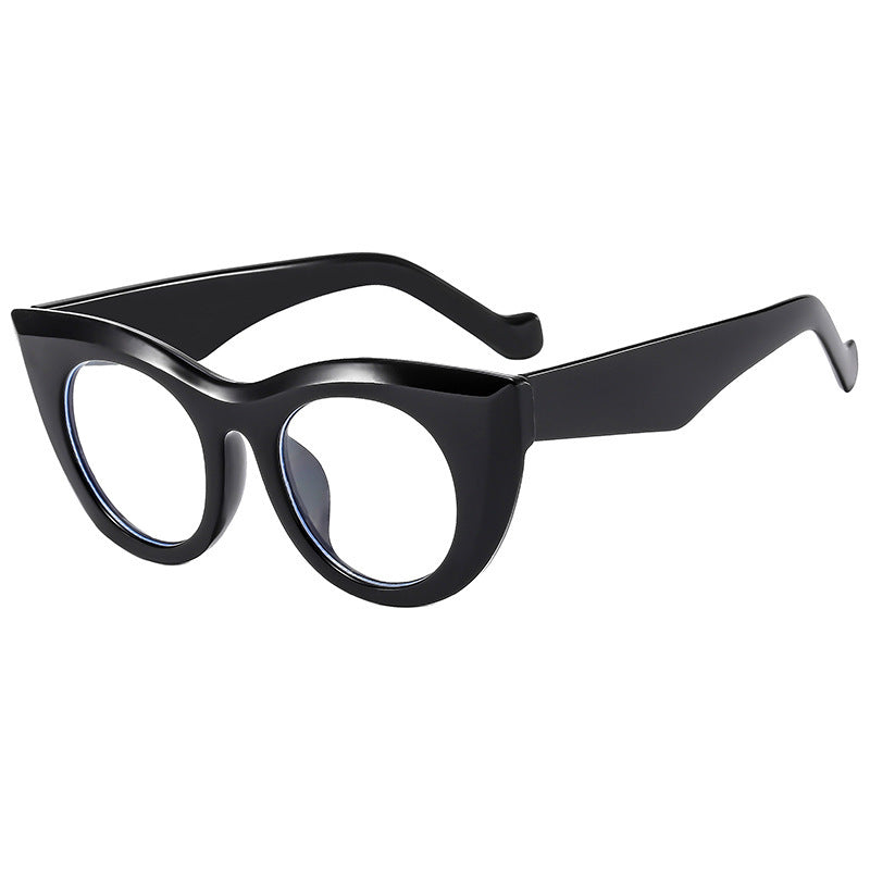 Damen Cat-Eye Sonnenbrille mit transparentem Rahmen und polarisierten Gläsern Brehn