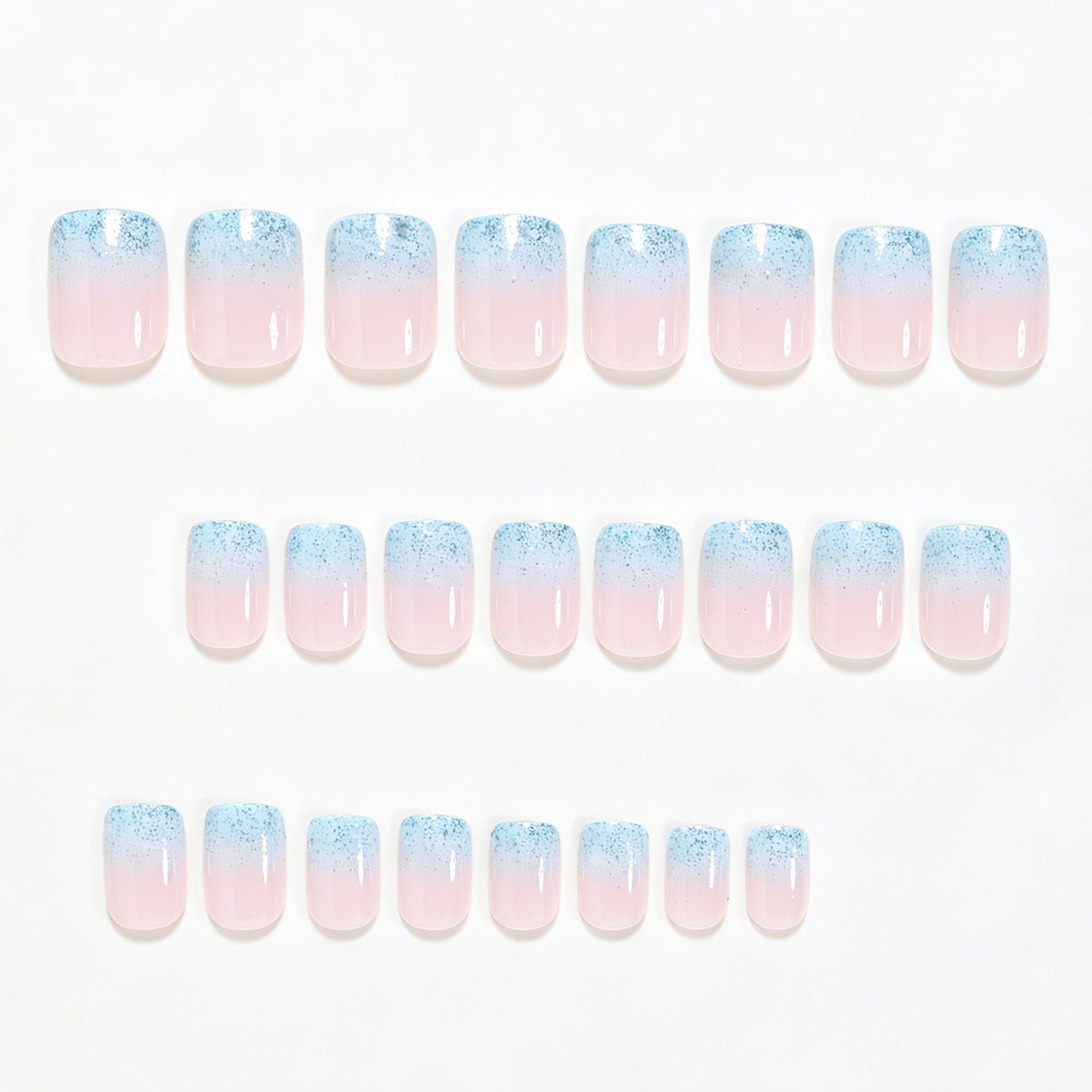 Glitter Ombre Nail Art Brehn
