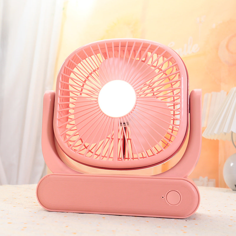 Frauen tragbarer Ventilator mit integriertem LED-Licht Brehn