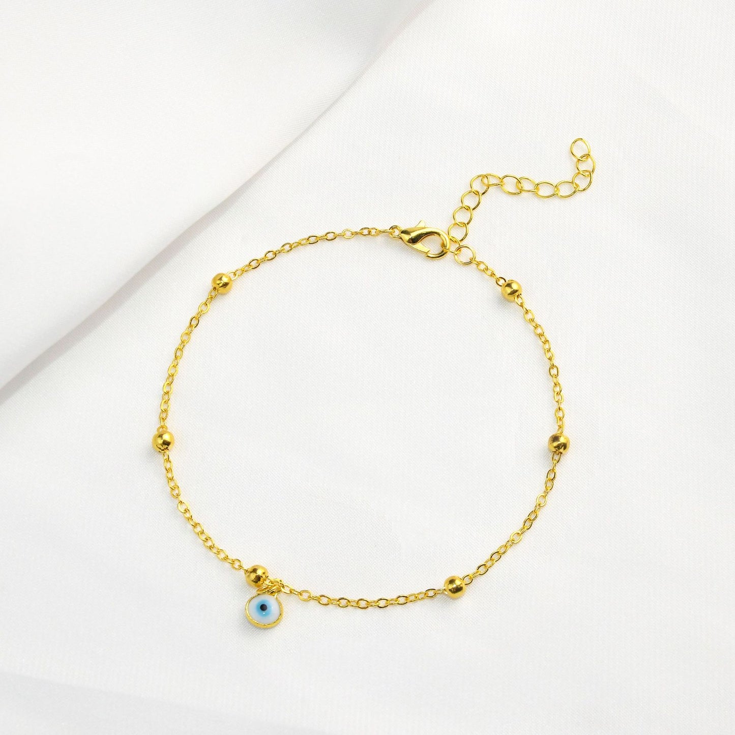 Delicate Evil Eye Anklet Brehn