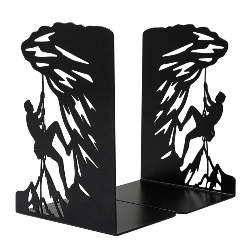 Klettern-Themen Metall Buchstütze Skulptur