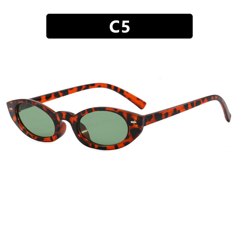 Damen Cat-Eye Sonnenbrille mit modernem transparentem Rahmen Brehn