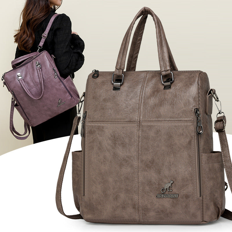 Multi-Funktionale Kunstleder-Handtasche Brehn