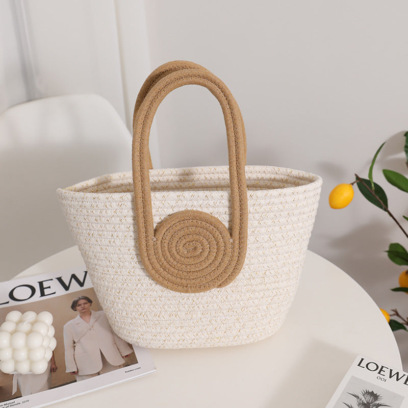 Dekorative Naturfaser Tasche Brehn