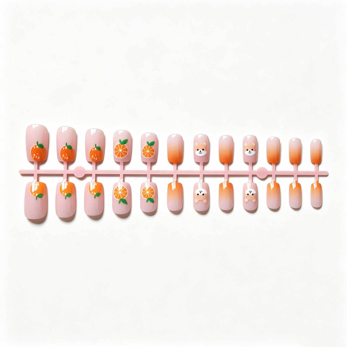 Spielerische Tier- und Obst-Nagelkunst
