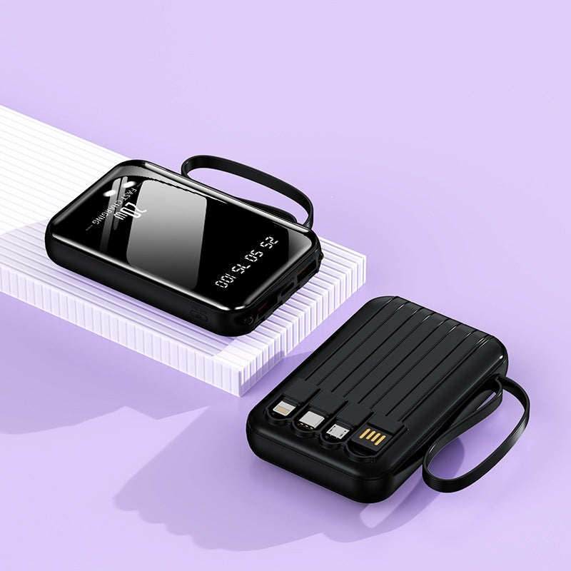 Powerbank mit innovativer Schnellladefunktion und digitaler Anzeige Brehn