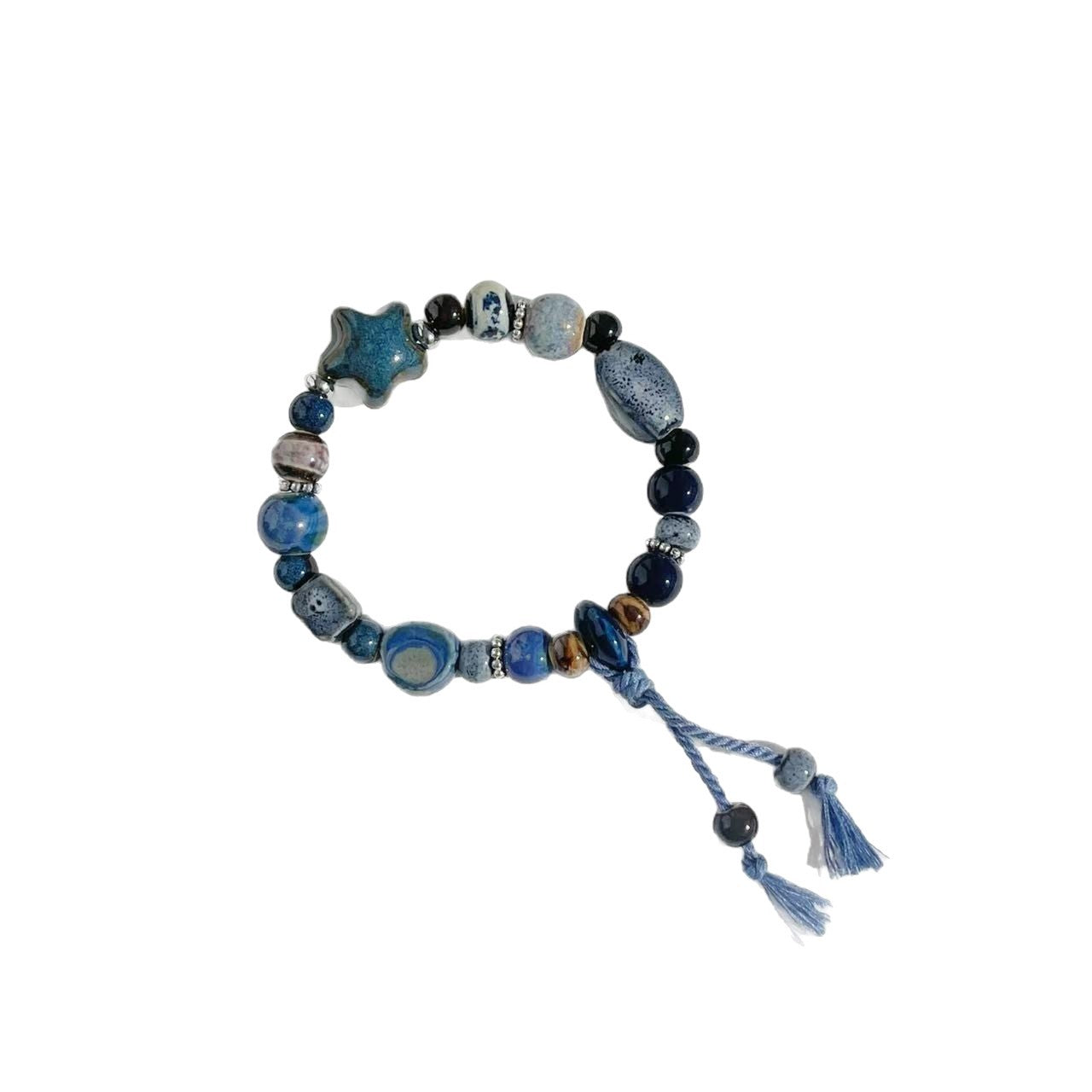 Handgemachte Steinperlen Stretch-Armband Brehn