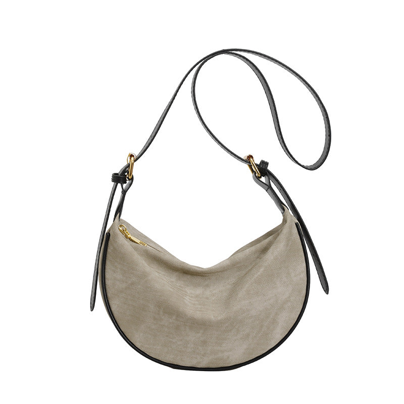 Funktionale weiche Stoff-Schultertasche