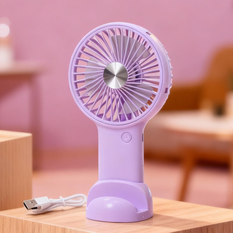 Damen tragbarer USB Tischventilator mit flexiblem Neigungsmechanismus Brehn