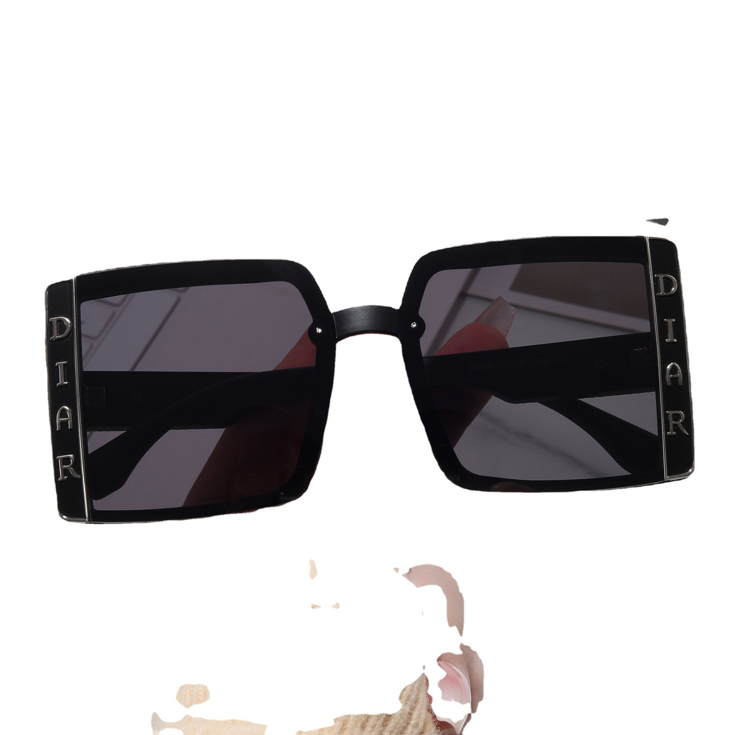 Damen Sonnenbrille im modernen quadratischen Design Brehn