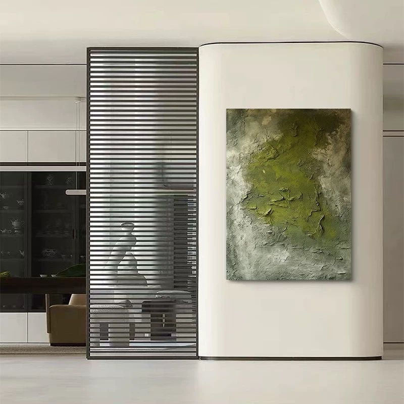Texturiertes abstraktes Landschafts-Leinwandkunst