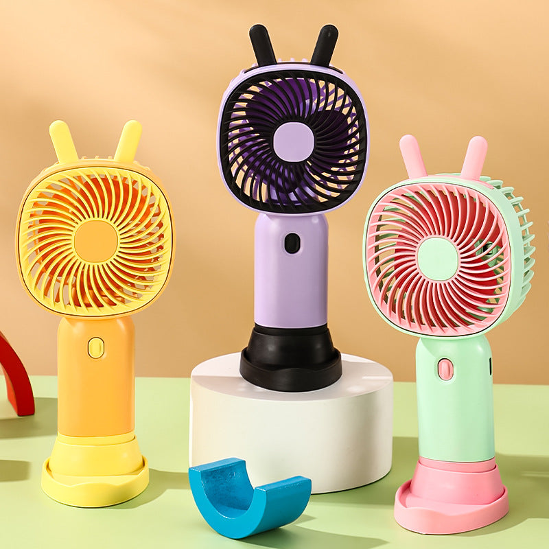 Unisex Tragbarer Handventilator mit Tierhörnern Brehn