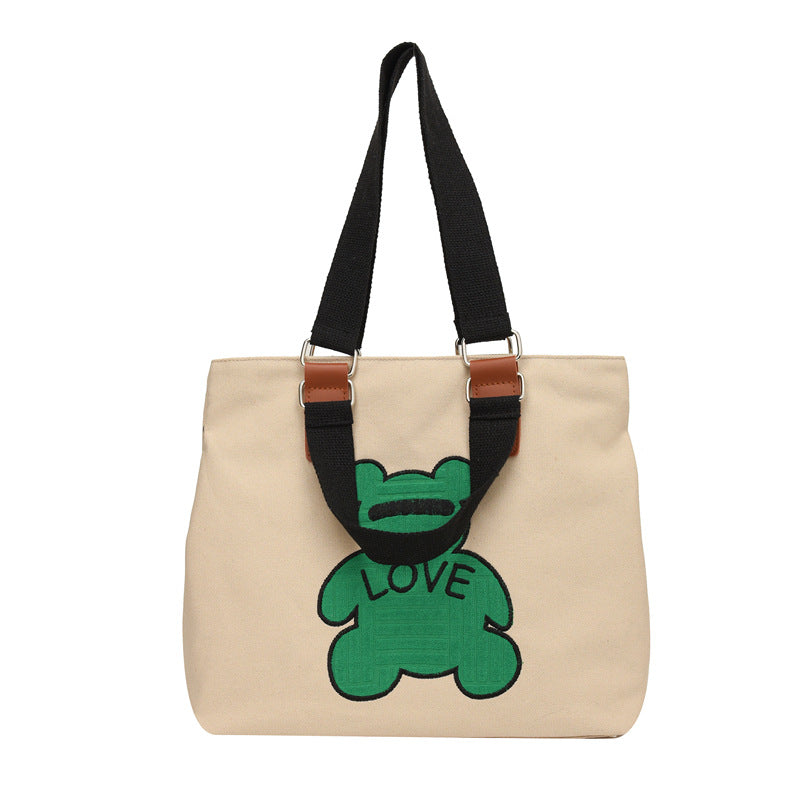 Verspielte Cartoon-Tote-Bag Brehn