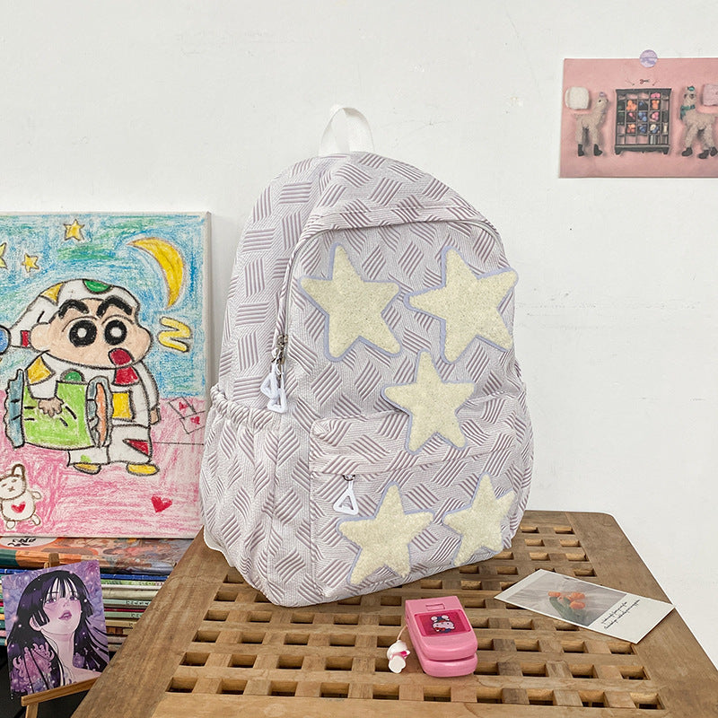 Rucksack mit Stilvollem Sternen-Design und Komfortablem Tragesystem Brehn