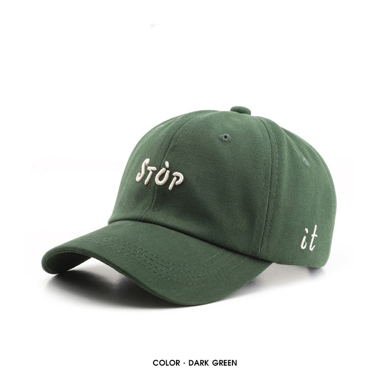Stylische bestickte lässige Passform Cap