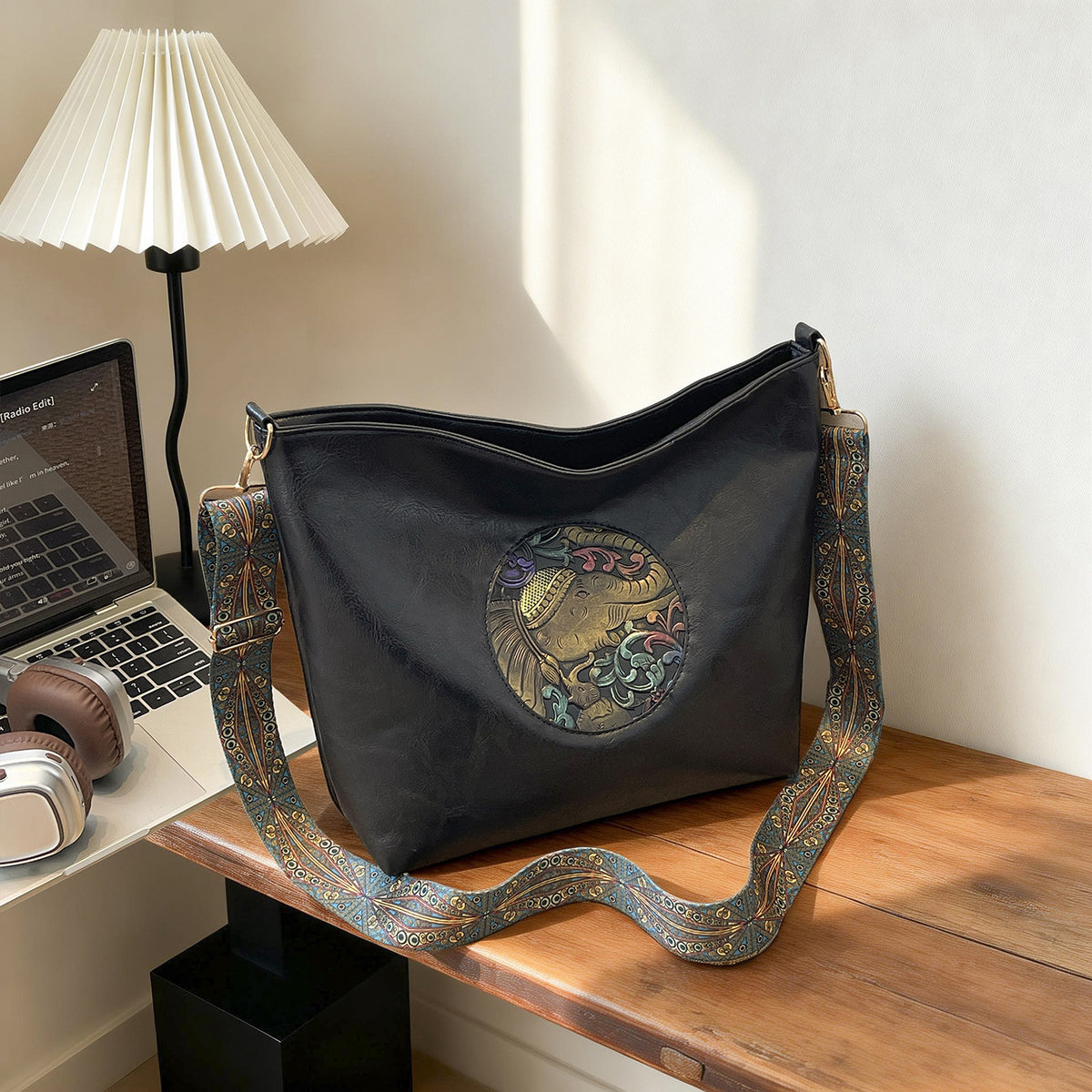 Artisan Leder Schultertasche