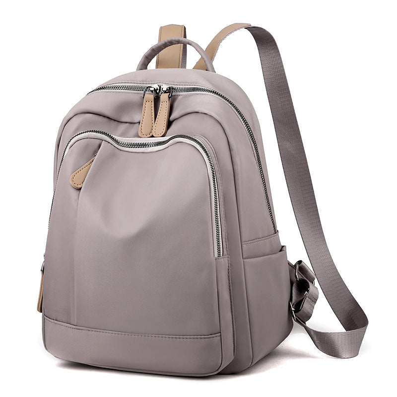 Schlanker Nylon-Rucksack mit mehreren Taschen Brehn