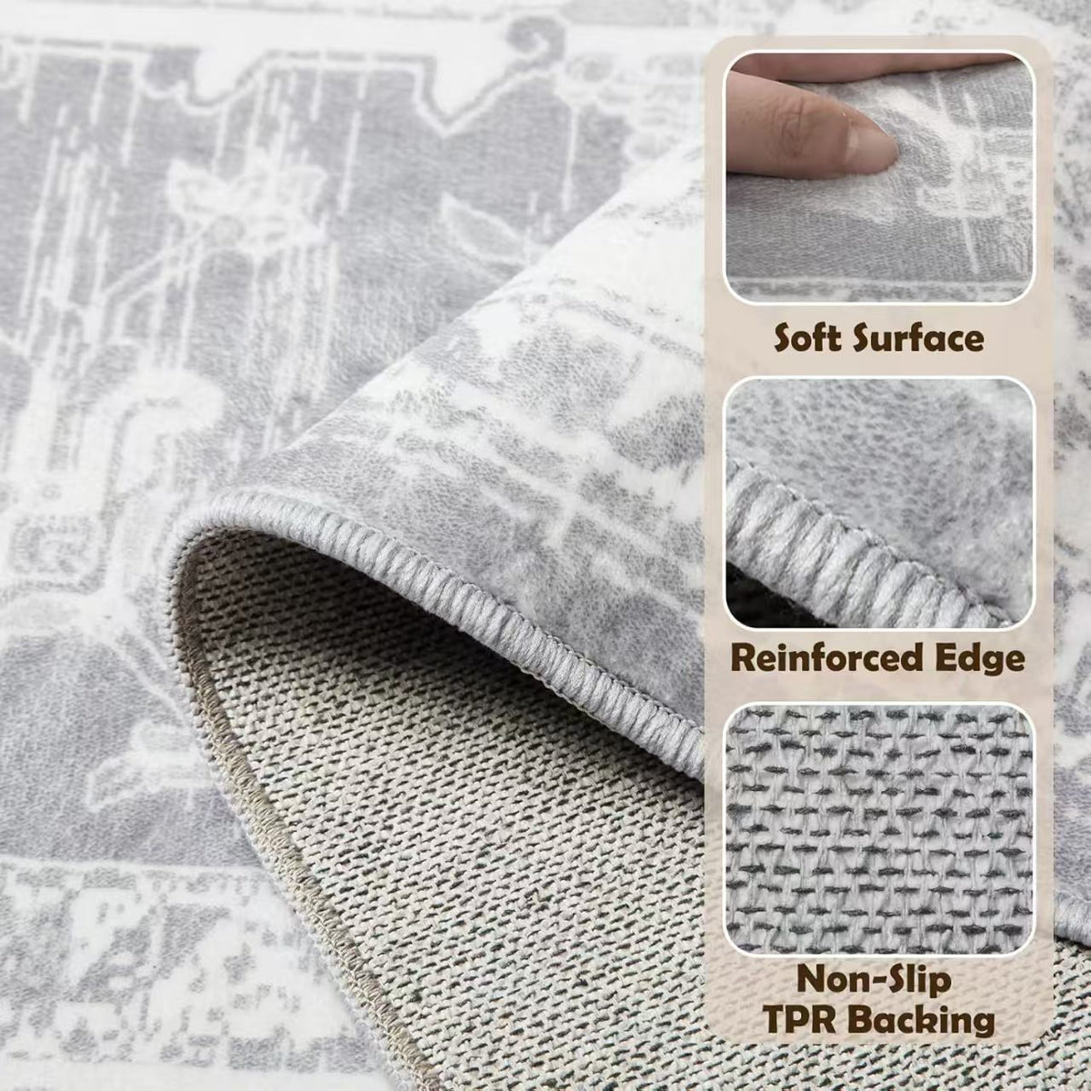 Künstlerischer geometrischer Musterbereichsteppich