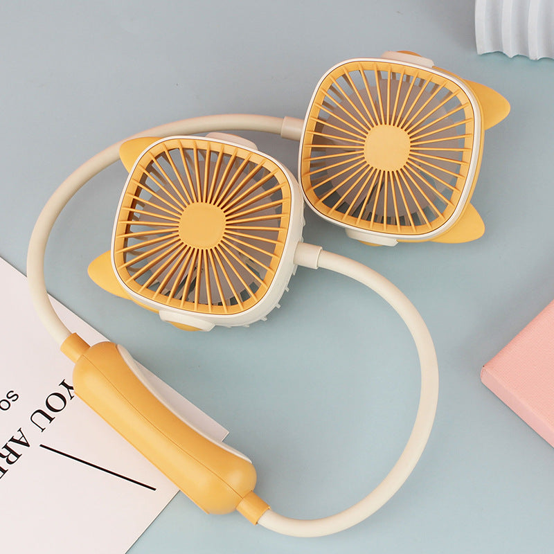 Frauen Tragbarer Nackenventilator mit flexiblem Montagesystem Brehn
