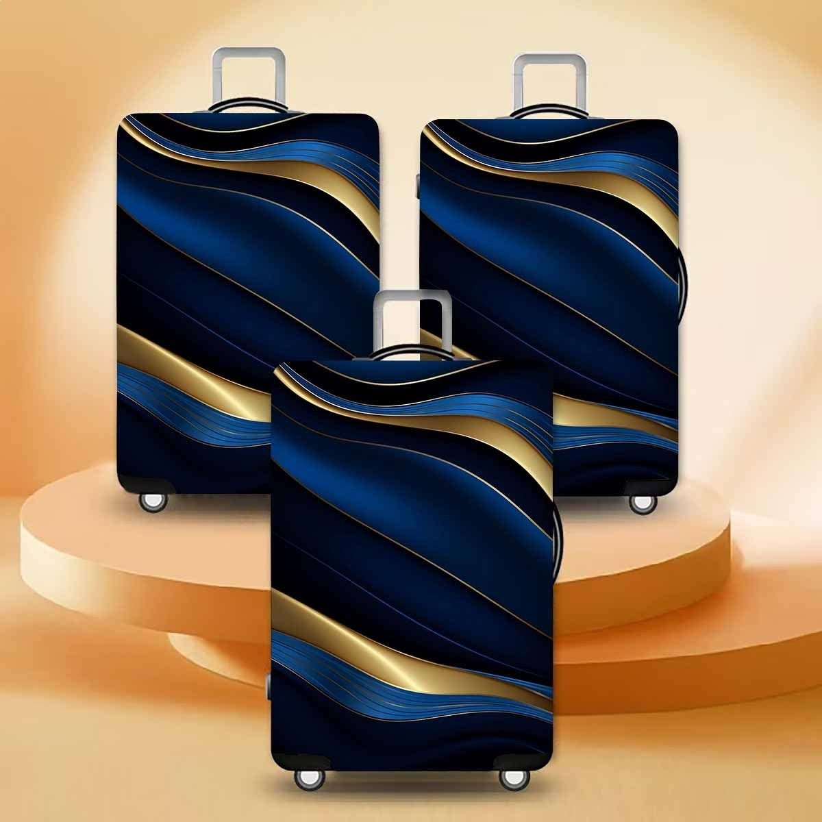 Hartschalen-Rollgepäck mit elegantem Wellen-Design Brehn