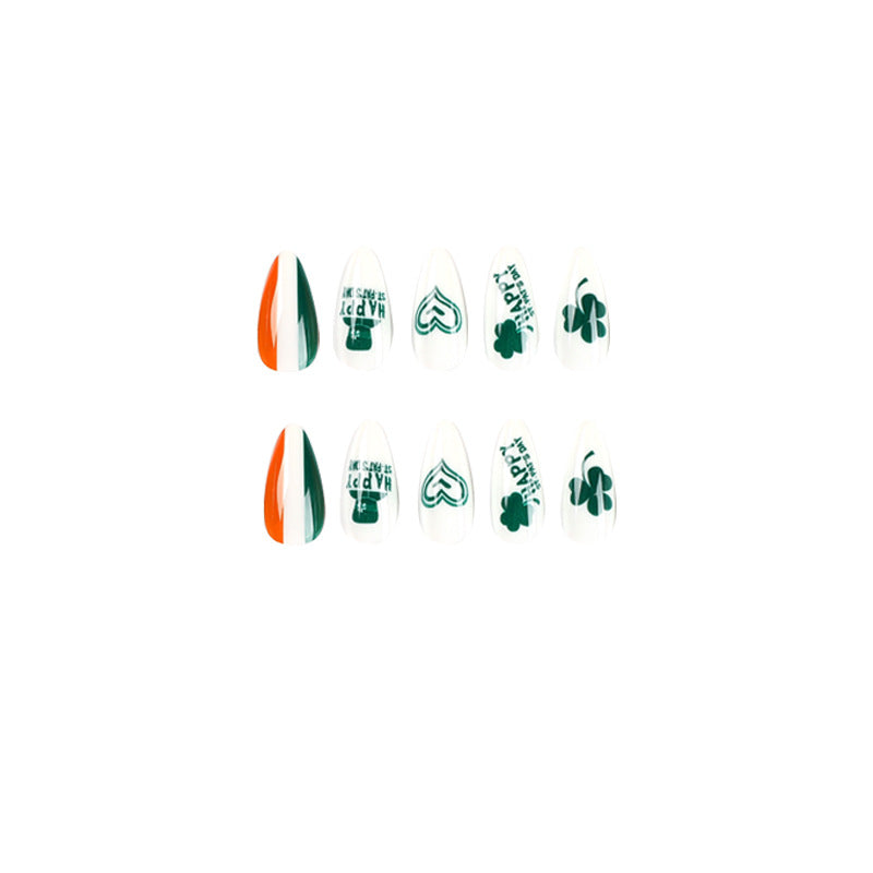 Trendige Nagelkunst im Irland-Stil Brehn