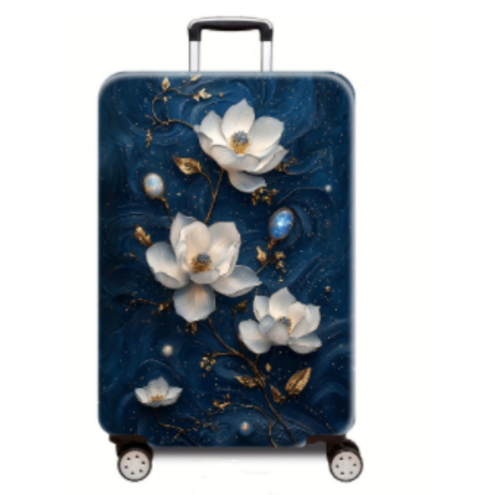 Damen Hartschalenreisekoffer mit elegantem Lotus-Motiv Brehn