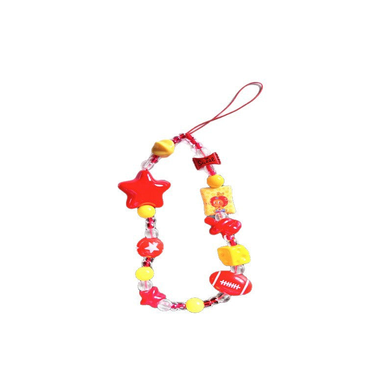 Bunte thematische Perlen-Charm-Lanyard Brehn