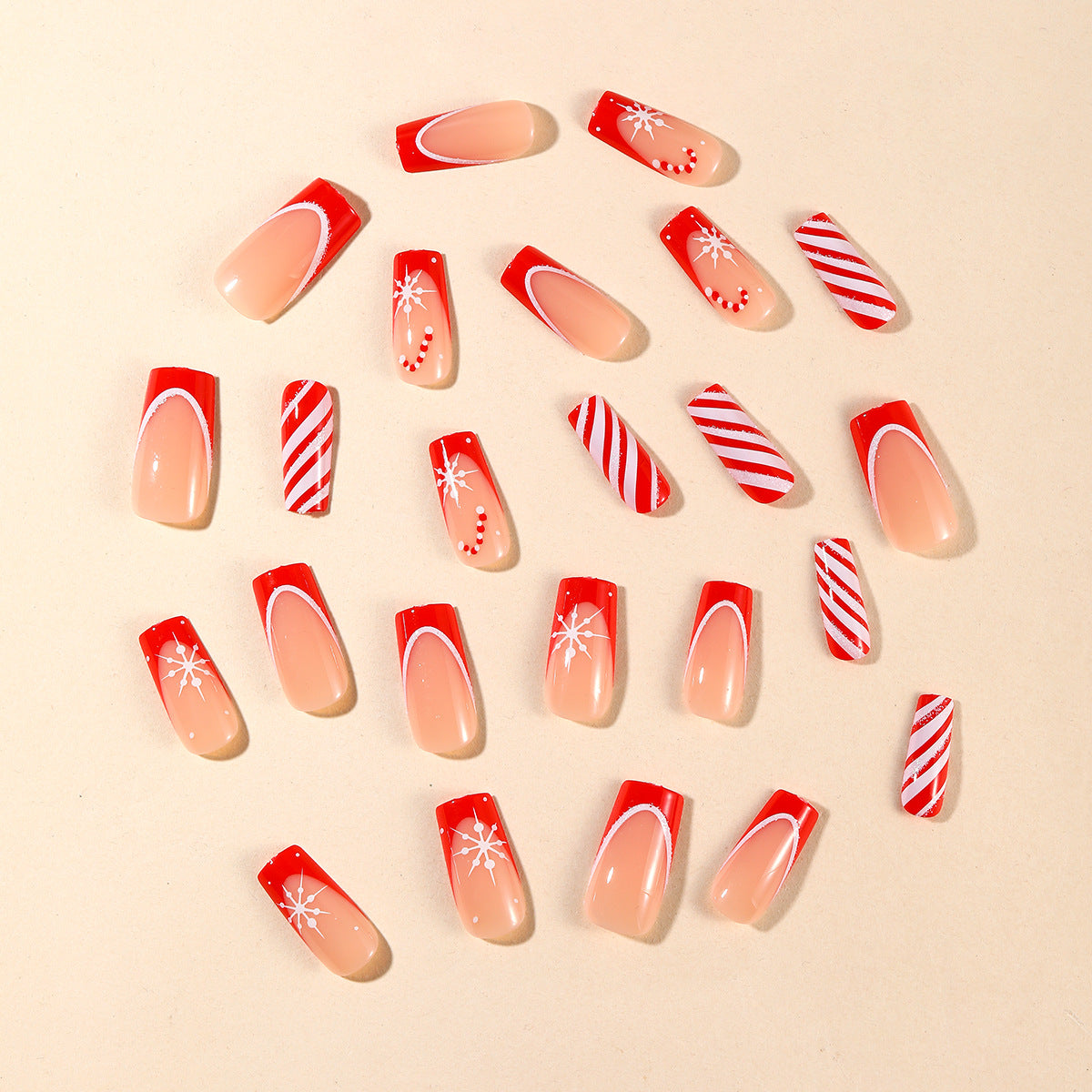 Festliches Saisonales Nagelkunstset Brehn