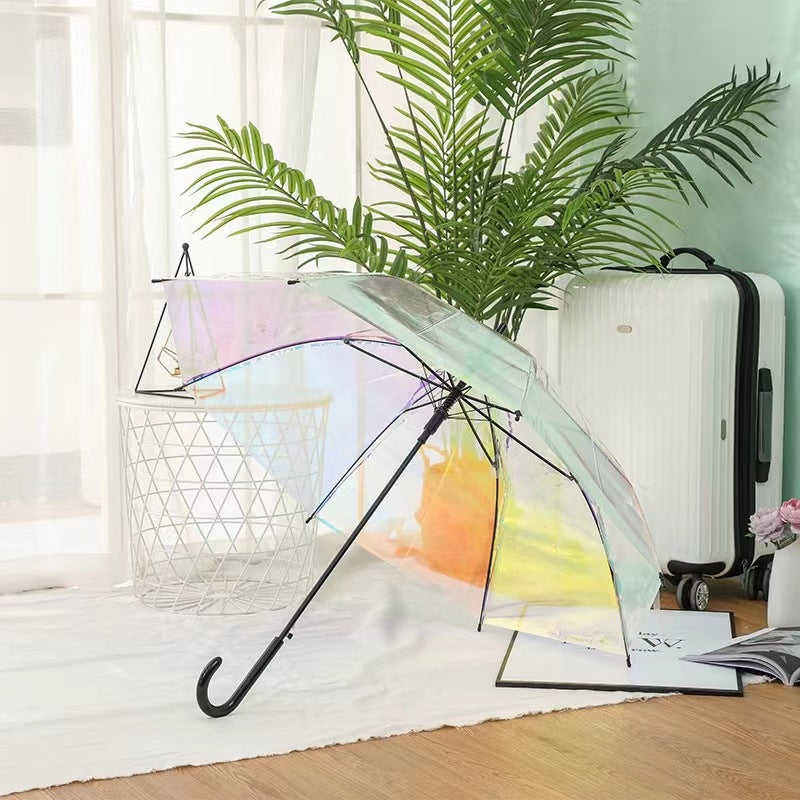 Damen Regenbogenfarbener Regenschirm Brehn