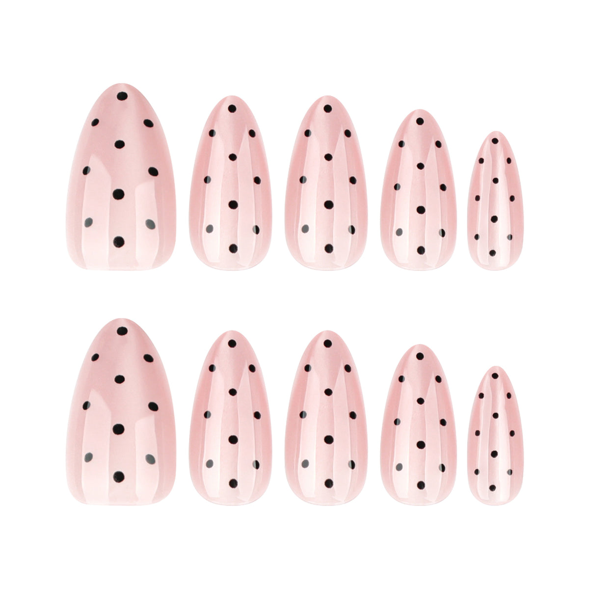 Elegante Nageldesigns mit Polka-Dot-Muster Brehn