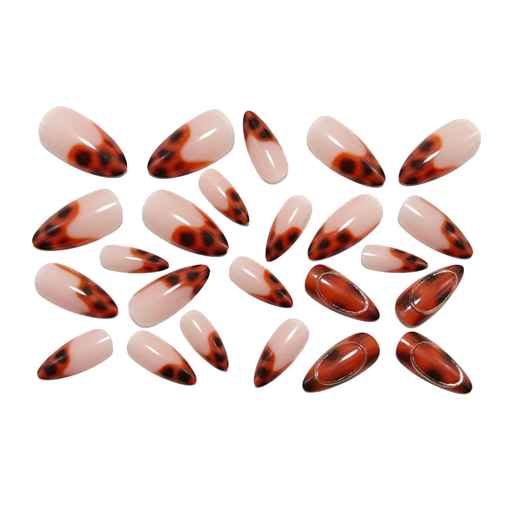Glänzende Kunstnägel Im Eleganten Teardrop-Design Brehn