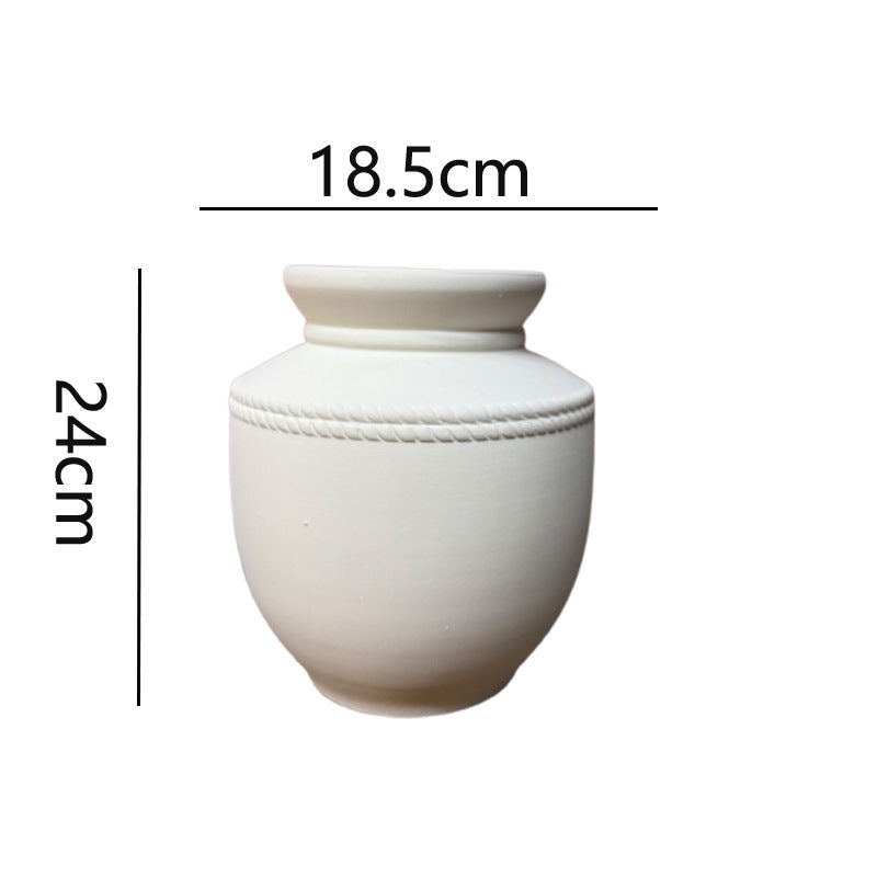 Handgefertigte Tonvase Brehn