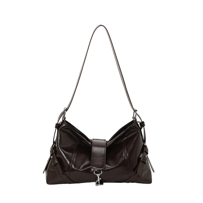Chic Vegane Leder Schultertasche