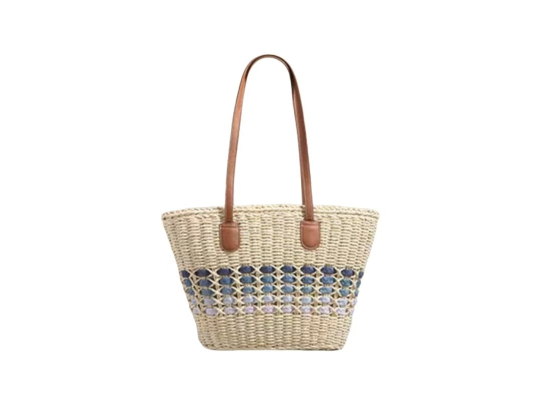 Handtasche Aus Hochwertigem Geflochtenem Material Brehn