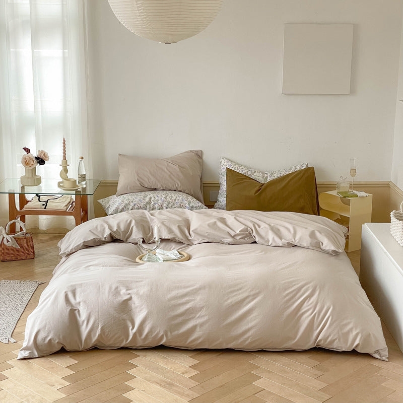 Luxus-Baumwoll-Bettbezug-Set mit hotelweichem Percale-Gewebe