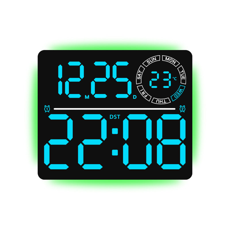 Digitale Wanduhr Brehn